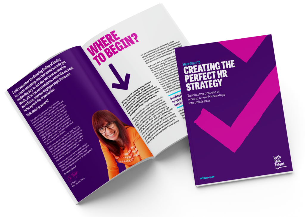 Creating the perfect HR strategy - Let's Talk Talent whitepaper
