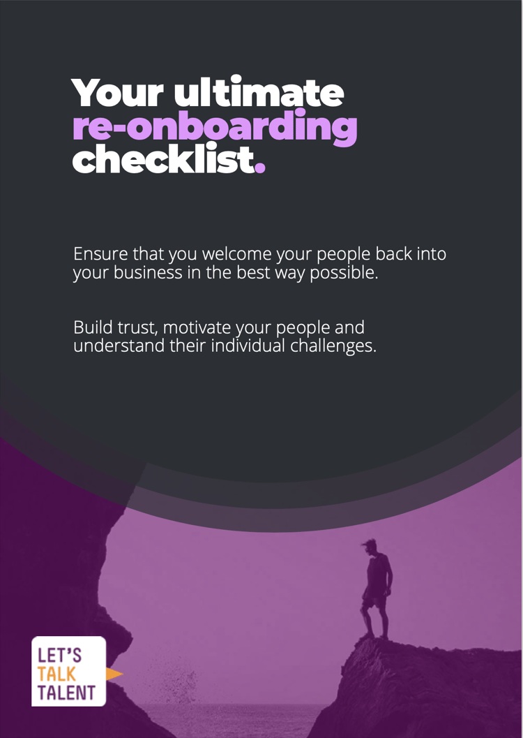 re-onboarding checklist promo